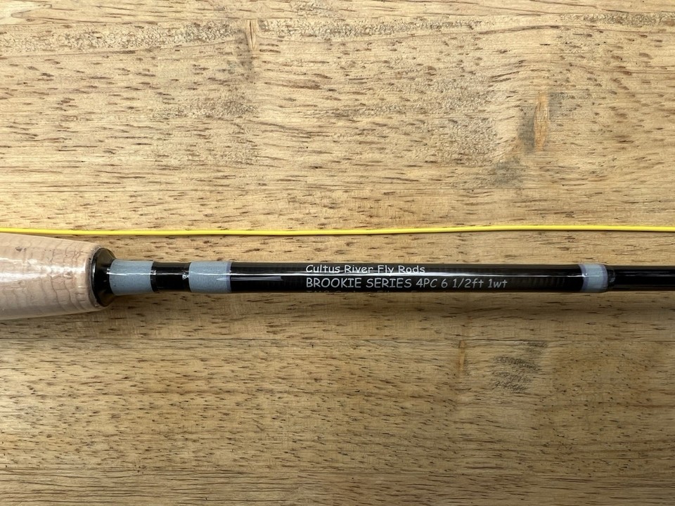 Fly Rod 6 1/2ft 1wt Carbon Fiber Extra Tip Fully Loaded Reel with Case ...