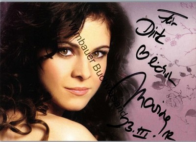 Original Autogramm Marina Koller /// Autograph signiert signed signee Kol 343805