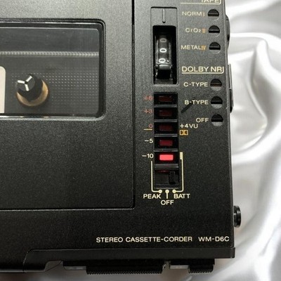 SONY WM-D6C Walkman Professional Cassette Player Working w