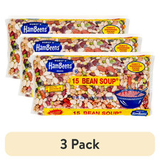 15 Bean Soup Mix Pack Gluten Free High Fiber Vegan Low Fat 20 oz Healthy Meal US