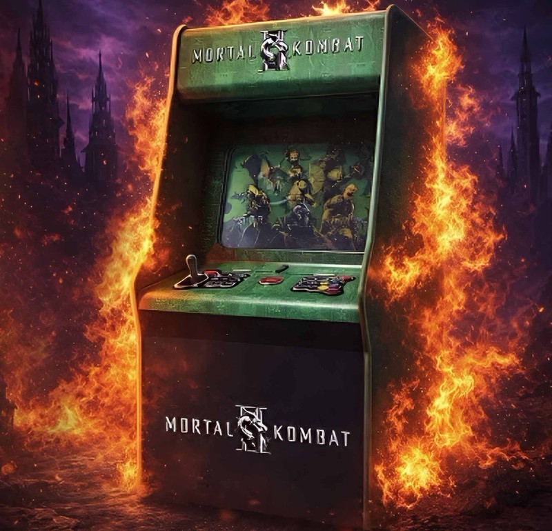 MORTAL KOMBAT 2 - Arcade Tin Popcorn Bucket - NEW