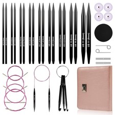Froggod 4.53-inch 11.5cm Interchangeable Circular Knitting Needles Set