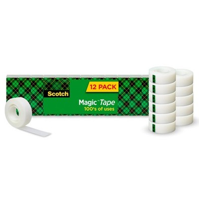 Scotch Magic Tape, Invisible, Home Office Supplies and Back to School Supplie...
