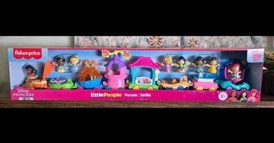 Fisher Price Little People Disney Princess Parade Float 16 Pieces Sealed