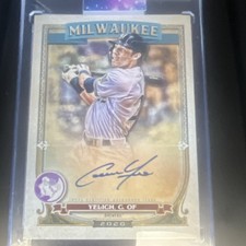 Topps 2020 Gypsy Queen Christian Yelich Autograph Milwaukee Brewers /99 #GQA-CY