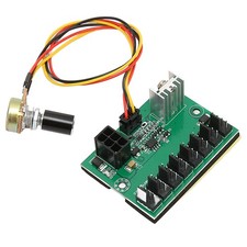 PC Fan Hub 2 Pin 3 Pin 4 Pin Fan Adapter PWM PC Case Cooling Fan Hub Voltag QPKW