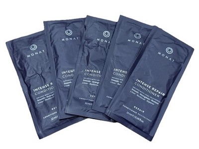 Monat Intense Repair Conditioner~5 Packets Samples~10mL/.34 fl. oz. Each NEW