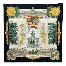 HERMES HERMES Carre 90 Scarf SANSSOUCY Palace of Sanssouci Horse drawn Carriage