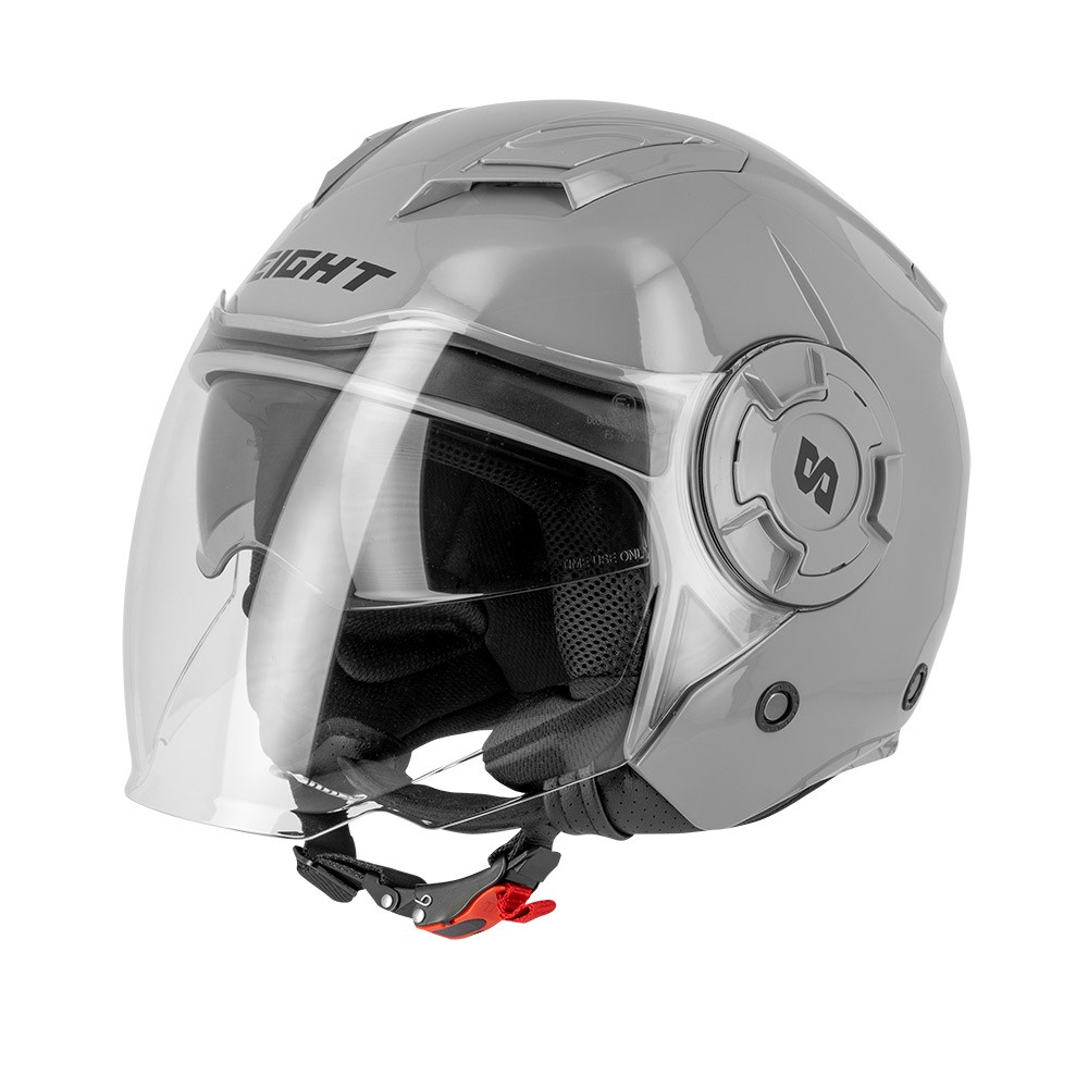 Casque jet S749 Twister gris en taille XL pour scooter et moto urban