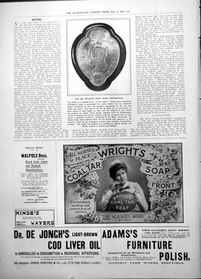 Antiker Druck Sir William Hart Dyke Zeugnis Wrights Kohlenteer Seife 1906 20.