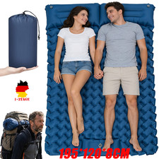 2 Person Isomatte Camping Luftmatratze Selbstaufblasend Groß Outdoor Matratze DE