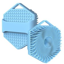 2-Pack Non-Slip Silicone Body Scrubber   Exfoliating Brush for Shower