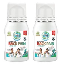 2pc Amrutanjan Advanced Back Pain RollOn 50 ml  Back Pain Muscle 30 Sec Relif