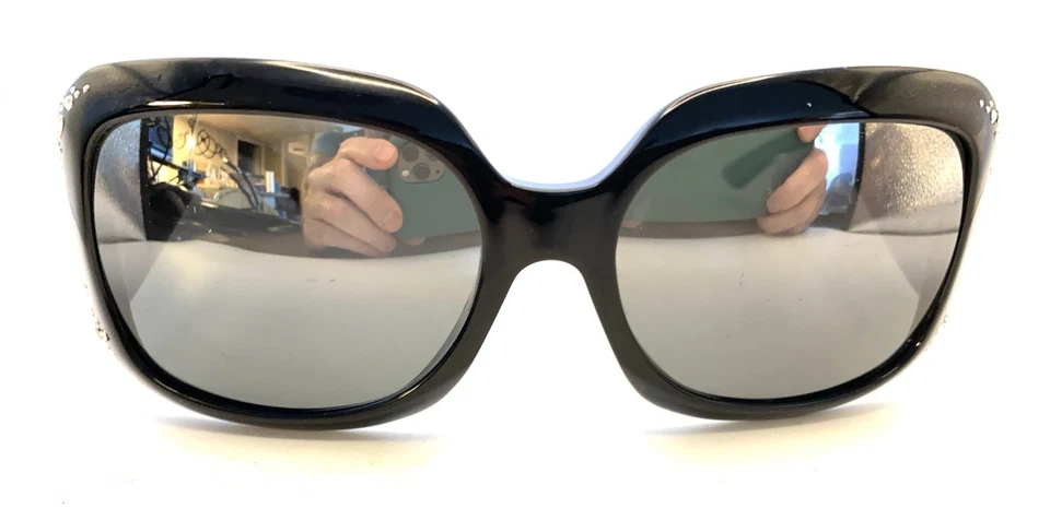 Christian Dior Diorondine 807HD Black Oversized Sunglasses Frames 58-18 125 - Image 2 of 4