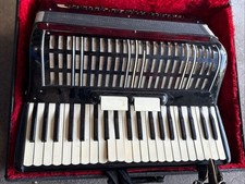 Vintage Made For Gigante Accordion In Italy 120 Bass/41 Keys W/Case Needs Repair