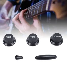 Guitar Potentiometer Knob Set Plastic Accurate Volume Tone Control Knob