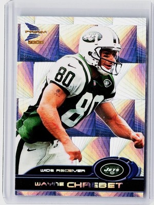 2000 PACIFIC PRISM HOLOGRAPHIC MIRROR #61 - WAYNE CHREBET #ED 01/75 (FIRST ONE)