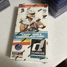 2021 Panini Donruss Football Factory Sealed Hobby Box DOWNTOWN HUNTING!🔥🔥