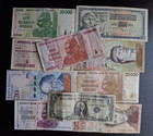 World Foreign currency 10 *small and Large Bank Notes* lot P350 — photo 4