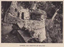 1938 -- CORSICA ENTRANCE DES GROTTES DE BRANDO 3B552