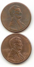 USA 1994D and 1995D American One Cent Lincoln Pennies 1c EXACT SET