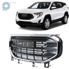 Front Bumper Grille Assembly For GMC Terrain 2018-2021 Chrome＆Black Factory