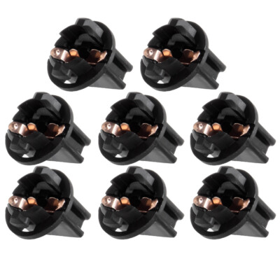8x Instrument Panel Dashboard Cluster Bulbs 194 168 T10 Wedge 1/2'' Twist socket