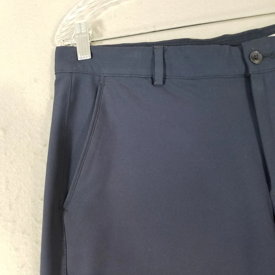 Greg Norman Pantalones de Golf Hombre 32x30 Slim Recto Azul Flex Elástico Dri-Fit Sport Foto 3 de 4