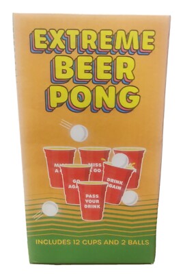 12 Tassen 2 Kugeln Trunk of Drunk Bestes Trinkspiel Bier Pong Feuer Erwachsene Party Geschenk