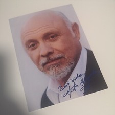 Autograf autograf Hector Elizondo aktor hollywoodzka reprodukcja/druk 