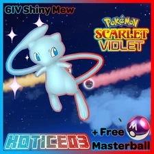 ✨Shiny Rare Mew 6IV✨ Pokemon Scarlet & Violet🚀Fast Trade🚀