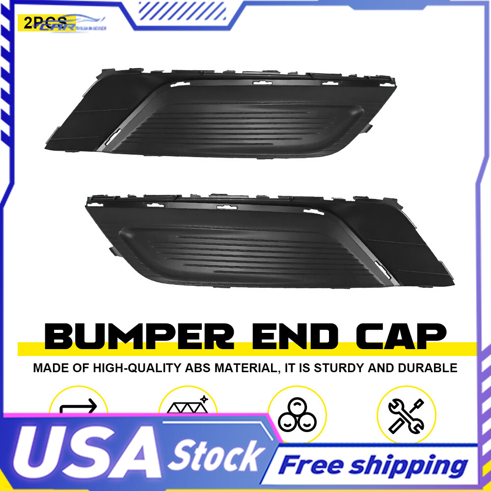 for 2017-2018 Ford Fusion Driver Front Passenger & Side Fog Light Cover Set