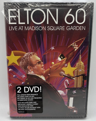 Elton 60: Live at Madison Square Garden (DVD, 2007) Concert / Music Brand New