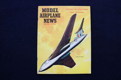 1954 JUNE MODEL AIRPLANE NEWS MAGAZINE - HANDLEY PAGE VICTOR COVER - E 11510