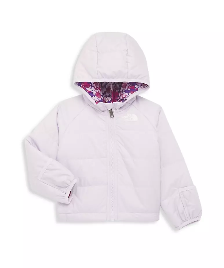 North Face Toddler Girls Infant Perrito Reversible Jacket Lavender Fog 6 12mo