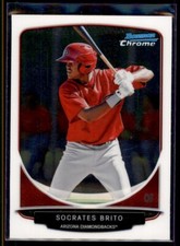 2013 Bowman Chrome Prospects Socrates Brito #BCP62 Arizona Diamondbacks