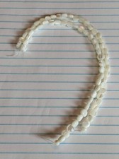 3-4mm Natural Mother of Pearl Loose Beads for Jewelry Making DIY 7 inch Strands
