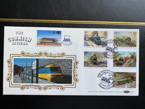 GB 1985 Benham (BLCS 1) Cover - The Cornish Riviera w/ Penzance SHS Cat. £60