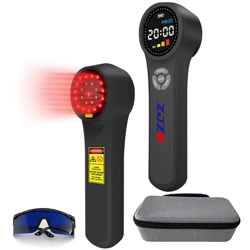 1760mW Cold Laser Therapy Red &Near Infrared Light Device for Pain Relief Opened