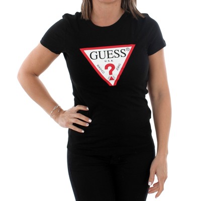 GUESS Mujer Camiseta Top Polo TS 23505 | eBay