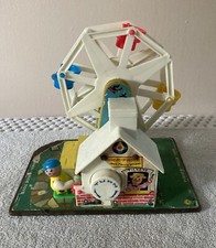 Carrusel Fisher Price 1972 musical Merry Go Round cuerda vintage
