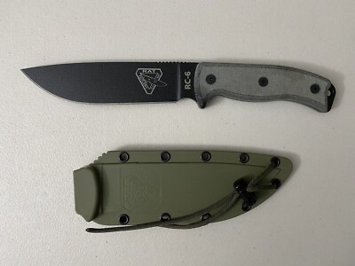 ESEE 6 RAT CUTLERY CO. MICARTA HANDLES VINTAGE USA