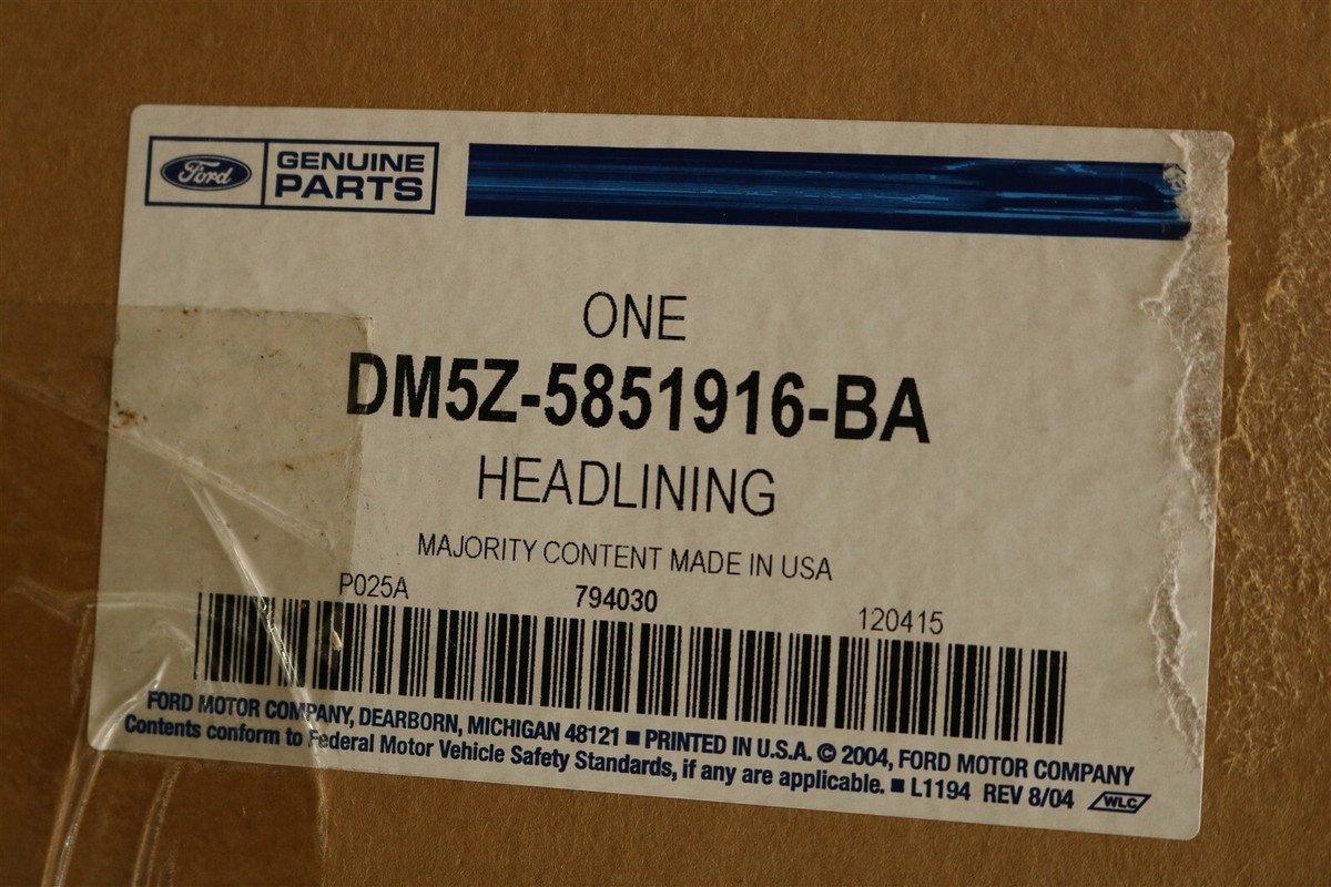 NEW OEM Ford Roof Headliner w/ Panoramic Roof DM5Z-5851916-BA C