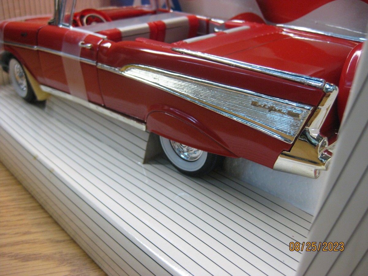 AMERICAN MUSCLE ERTL Chevy Bel Air 1957 En Boite 1/18 A7 EUR 40,00