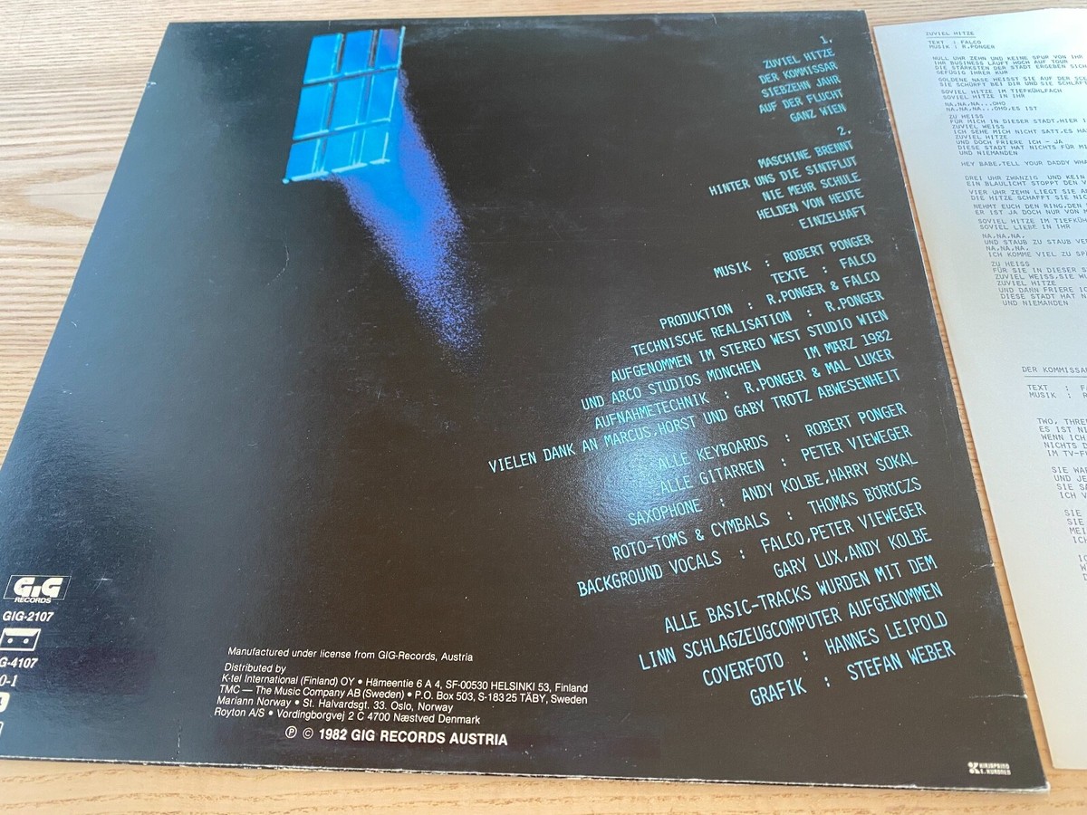 欧LP Falco Einzelhaft 88875085341 Ariola /00260 LP FALCO Einzelhaft 88875085341 Ariola EUROPE | eBay