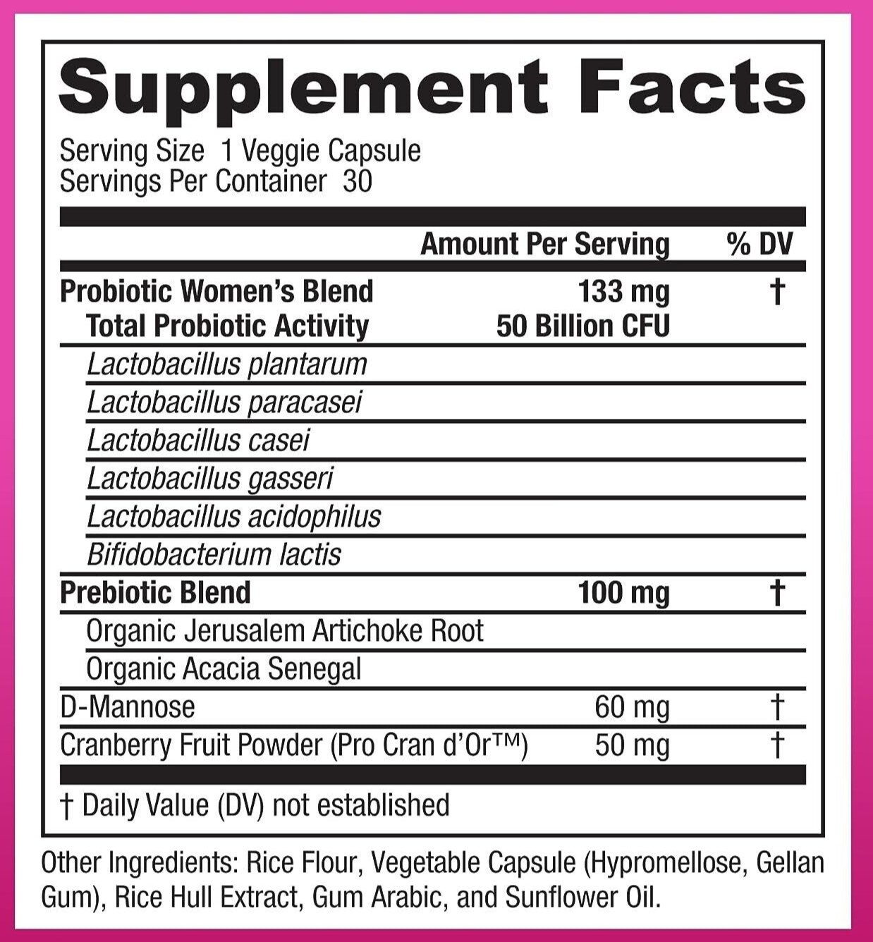 Physicians Choice Women's Probiotic 30ct אנג'לס קידס