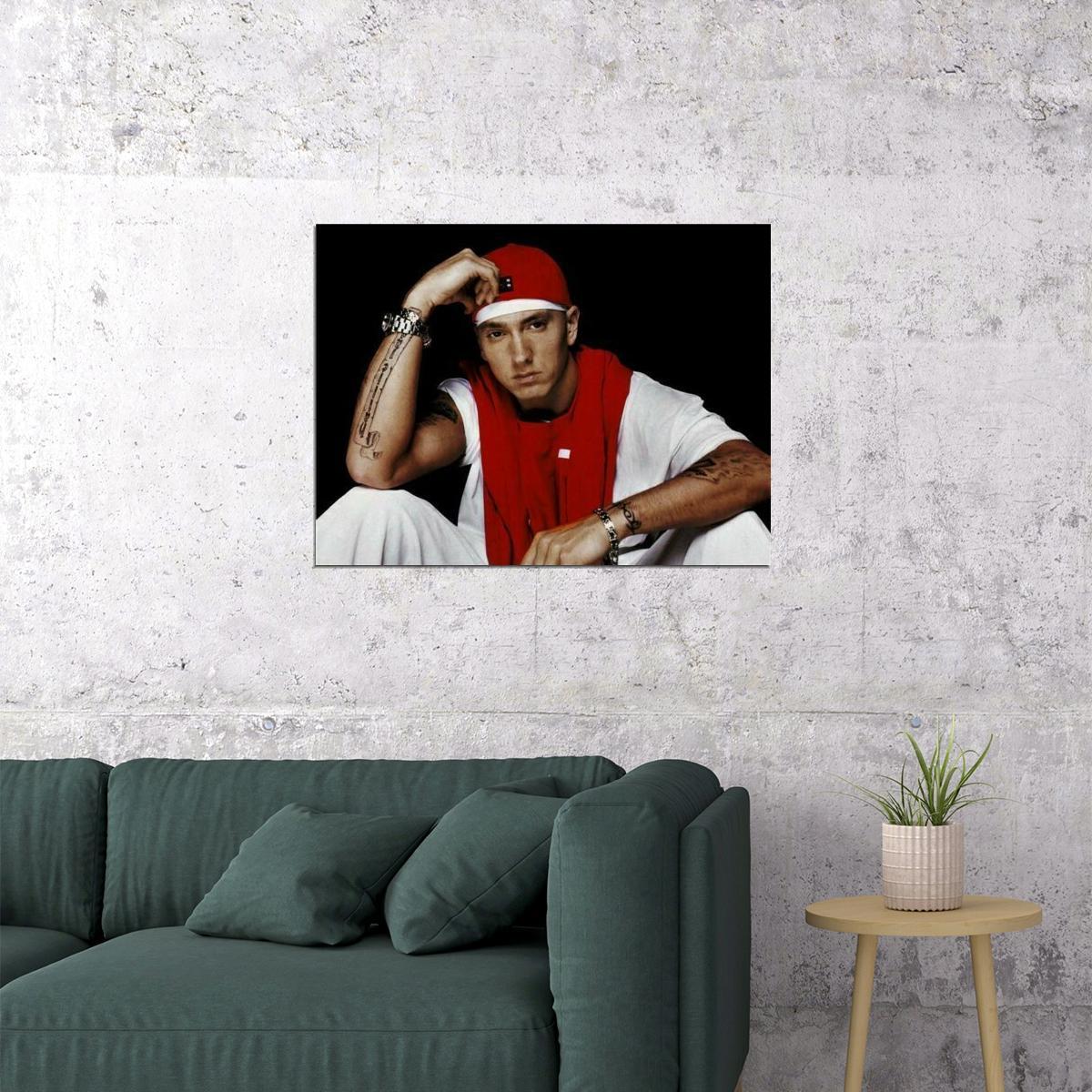 286438 Eminem Cool Pose American Rapper Songwriter Actor Star