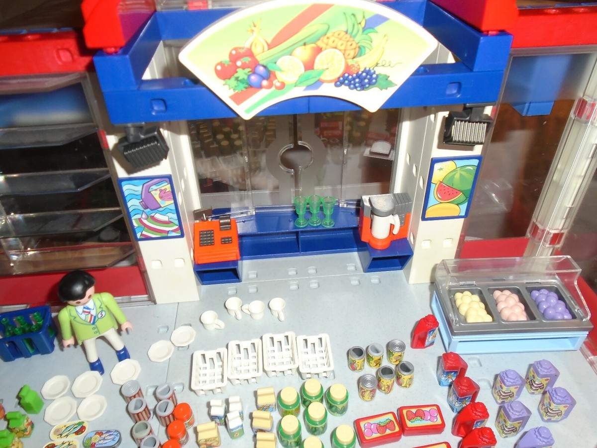 Playmobil 3200 Supermarket Grocery store Complet + rare +
