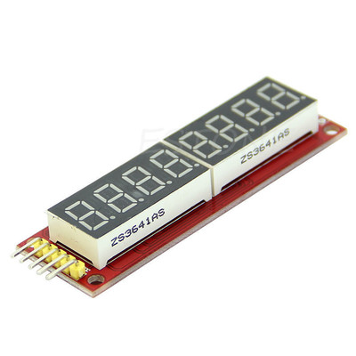 Red MAX7219 8-Digit LED Display Module Digital Tube Arduino SPI Control