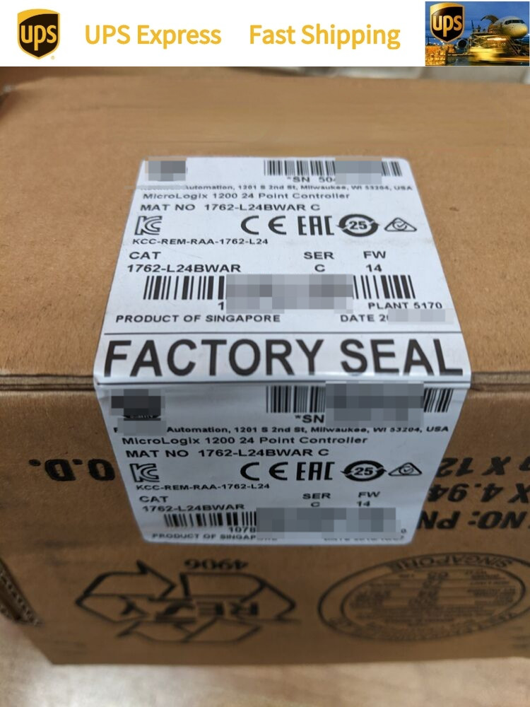 1762-L24BWAR AB 1762-L24BWAR New Factory Sealed Spot Goods！Expedited Shipping